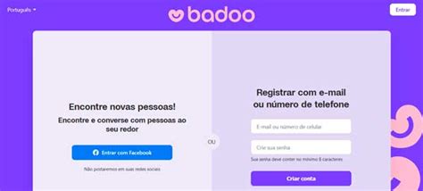 entrar no badoo pelo facebook|Como entrar no Badoo